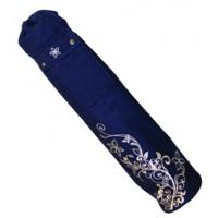80 x 14.5cm Blue Wildflower Yoga Mat Bag