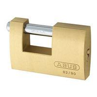 82/90 90mm Monoblock Brass Shutter Padlock Keyed 8521