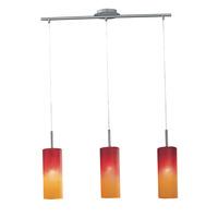 83203 Troy1 3 Light Red and Orange Ceiling Pendant