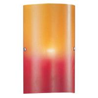 83204 Troy1 1 Light Red and Orange Wall Light