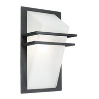 83433 Park Outdoor Steel Wall Light With Black Finish
