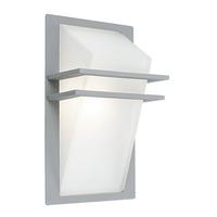 83432 Park Outdoor Steel Wall Light With Silver Finish