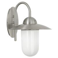 83585 Milton 1 Classic Stainless Steel Wall Lamp