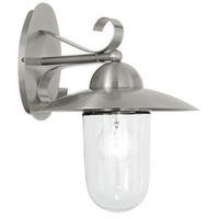83588 Milton Classic Outdoor Stainless Steel Wall Lamp