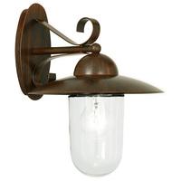83589 Milton Classic Steel Wall Lamp in Antique Brown