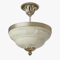 85856 Marbella 3 Light Semi-Flush Ceiling Light