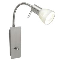 86428 prince1 1 light wall spotlight in matt nickel