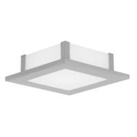 86237 Auriga 1 Light Small Matt Nickel Flush Lamp