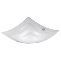 86852 aero1 1 light medium glass flush lamp