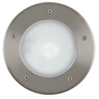 86189 Riga 3 Outdoor Round Recessed Stainless Steel Light