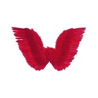 86cm x 31cm red ladies feathered wings