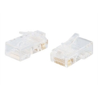 88121 RJ45 CAT5E MOD PLUG FLAT STRND 25PK