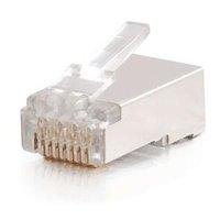 88126 RJ45 CAT5E SHLD MOD PLUG RND SOLID 100PK