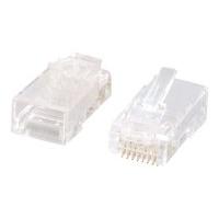 88125 RJ45 CAT5E MOD PLUG RND SLD/STRND 100PK