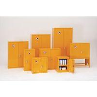 88F663 FLAMMABLE 610 x 610 x 305 YELLOW - 1 SHELF