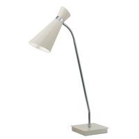 88817 fido 1 light brushed cream desk lamp