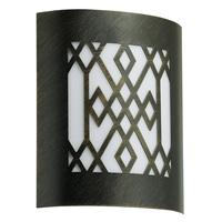 88577 City Classic Traditional Steel Wall Lamp In Black Gold
