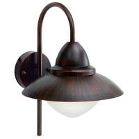 88709 Sidney Traditional Steel Wall Lamp In Antique Brown