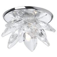 88967 luxy 1 light crystal recessed light