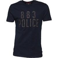 883 Police Mens Chine T-Shirt Navy