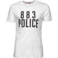 883 Police Mens Chine T-Shirt White