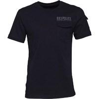 883 police mens jersey crespa pocket t shirt navy