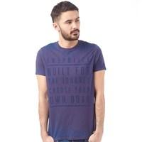 883 police mens jonas t shirt blue