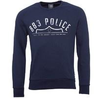 883 Police Mens Wester Crew Neck Sweatshirt Navy