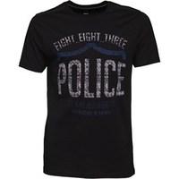 883 Police Mens Nacho T-Shirt Black