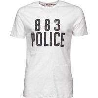 883 Police Mens Chine T-Shirt White