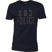 883 police mens chine t shirt navy