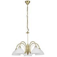 89827 Milea 5 Light Chandelier In Satin Brass