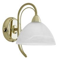 89828 Milea 1 Light Wall Lamp In Satin Brass