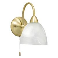 89895 Dionis 1 Light Wall Lamp Finished In Burnished Brass