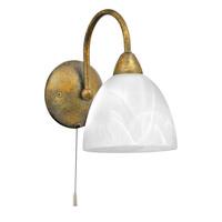 89898 dionis 1 light wall lamp in a rust finish