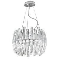 89205 Drifter 6 Light Crystal Pendant