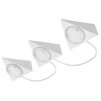 89606 kob1 white low energy under cabinet light 3 set