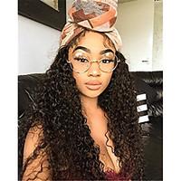 8A Brazilian Wig Deep Curly Lace Front Wig 130% Density Human Hair Wigs with Baby Hair