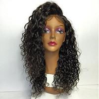 8A Full Lace Human Hair Wigs For Women 130% Density Brazilian Kinky Curly Human Hair Wig With Baby Hair