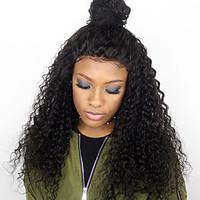 8A Grade Lace Front Human Hair Wigs Kinky Curly for Black Woman 180% Density Brazilian Virgin Hair Glueless Lace Wigs with Baby Hair