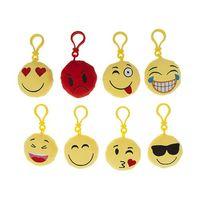 8cm Emoji Plush Icons Clip-ons