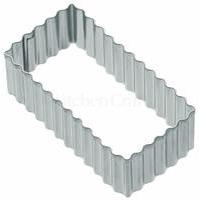 8cm Fluted Rectangle Cookie Cutter