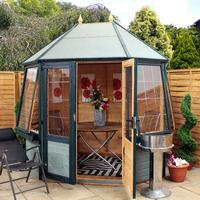 8ft x 6ft buttermere octagonal summerhouse waltons