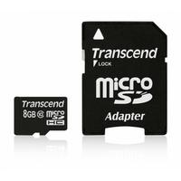 8GB MicroSDHC Flash Card without Adaptor Class 10 TS8GUSDC10