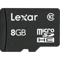8GB Lexar Micro SDHC Memory Card C10