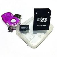 8GB MicroSDHC TF Memory Card with 2 in 1 USB OTG Card Reader Micro USB OTG