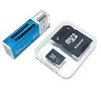 8GB MicroSDHC TF Memory Card with all in one USB Card Reader and SDHC SD Adapter