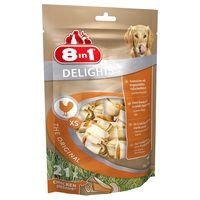 8in1 delights bones saver pack 3 x xs