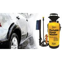 8L Portable Pressure Washer with Brush and Nozzle