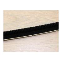 8mm british trimmings flanged furnishing cord trimming black